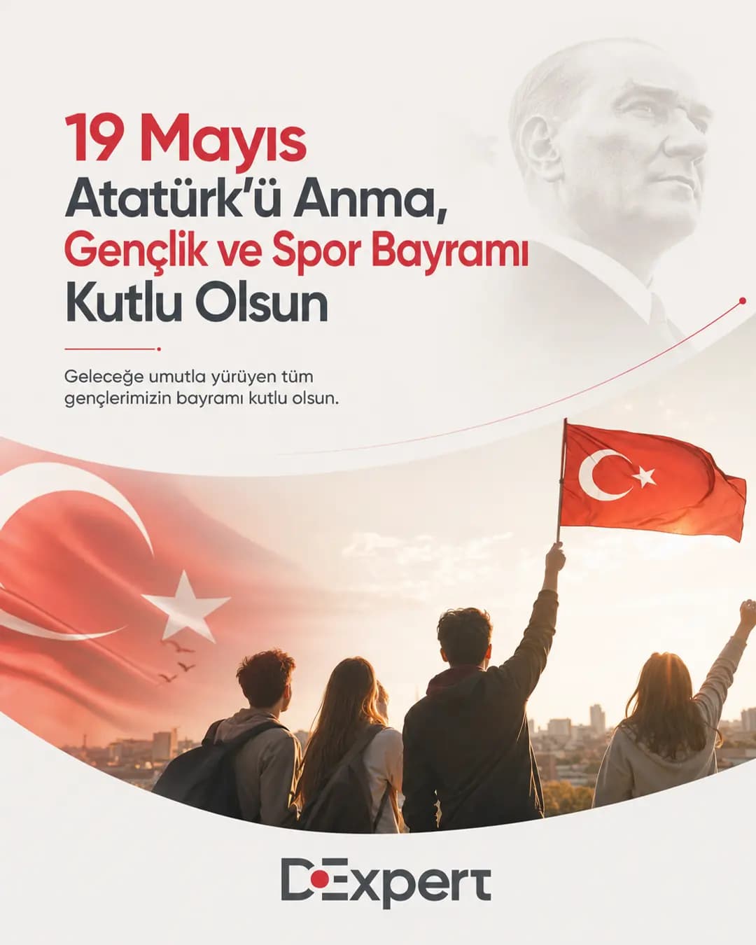 May 19 Commemoration of Atatürk, Youth and Sports Day creative produced for D Expert