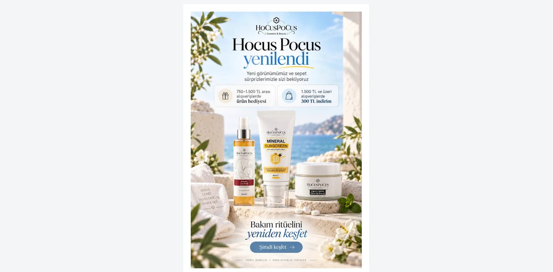 Sanitised body of the email sent to Hocus Pocus customers
